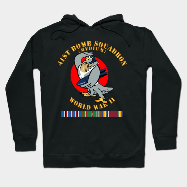 41st Bombardment Squadron - WWII w EUR SVC Hoodie by twix123844